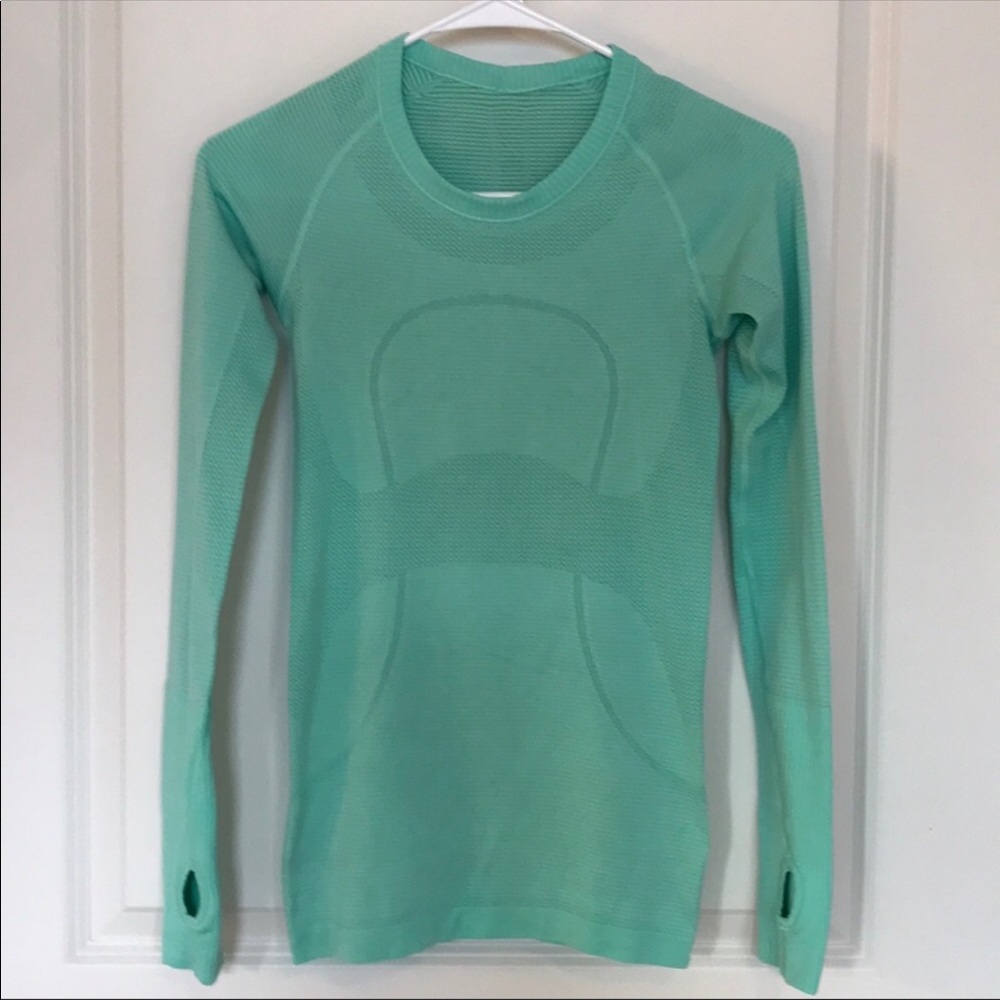 Green Lululemon Swiftly Tech Long Sleeve Size 2
